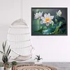 Lotus - 11CT Stamped Cross Stitch - 50*40cm - Flower