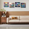 (US Local)4Pack Butterfly-Crystal Rhinestone Diamond Painting(30x30cm)