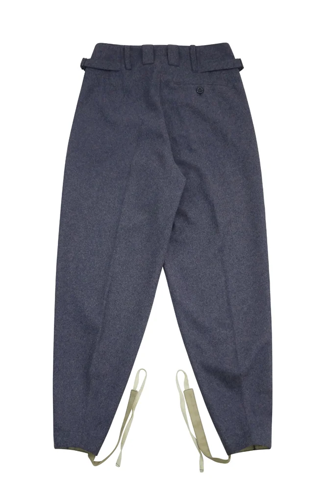   Luftwaffe German Blue Grey Wool Fliegerhose Flight Trousers German-Uniform
