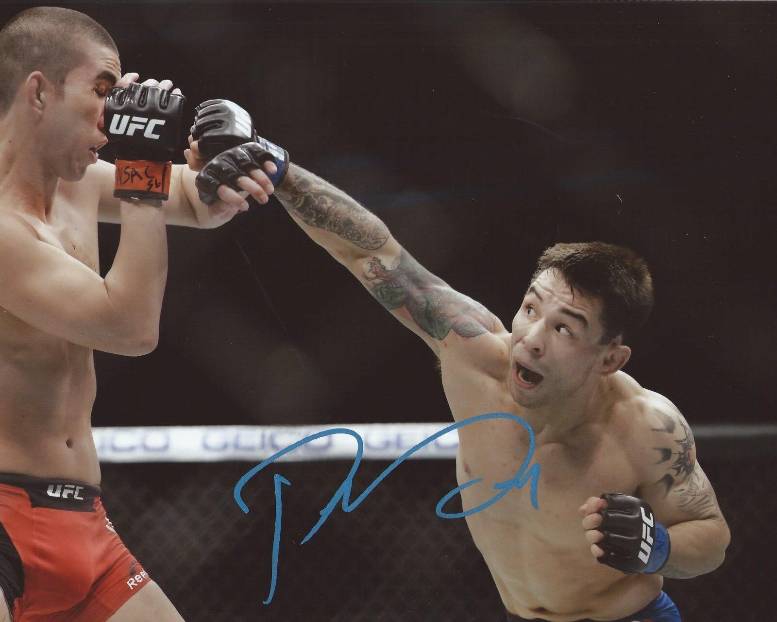 Ray Borg Signed 8×10 Photo Poster painting UFC MMA Autographed COA