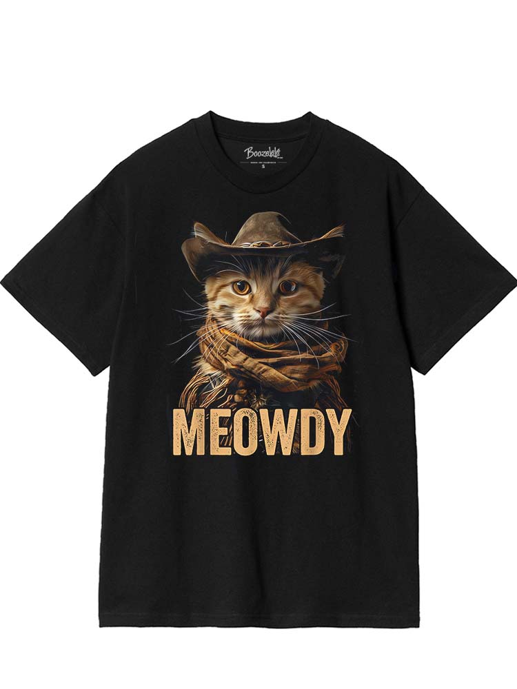 West Cowcat MEOWDY - 100% Cotton T-Shirt