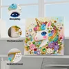 DIY Pearl Painting Unicorn for Home Decor with Frame(25x25cm)