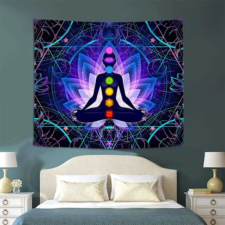 Olivenorma Chakra Meditation Yoga Wall Hanging Tapestry