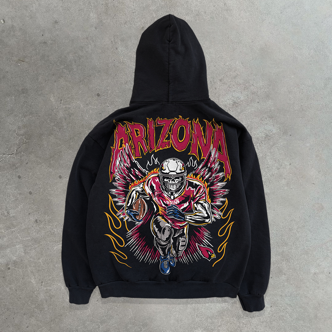 Arizona football print hoodie