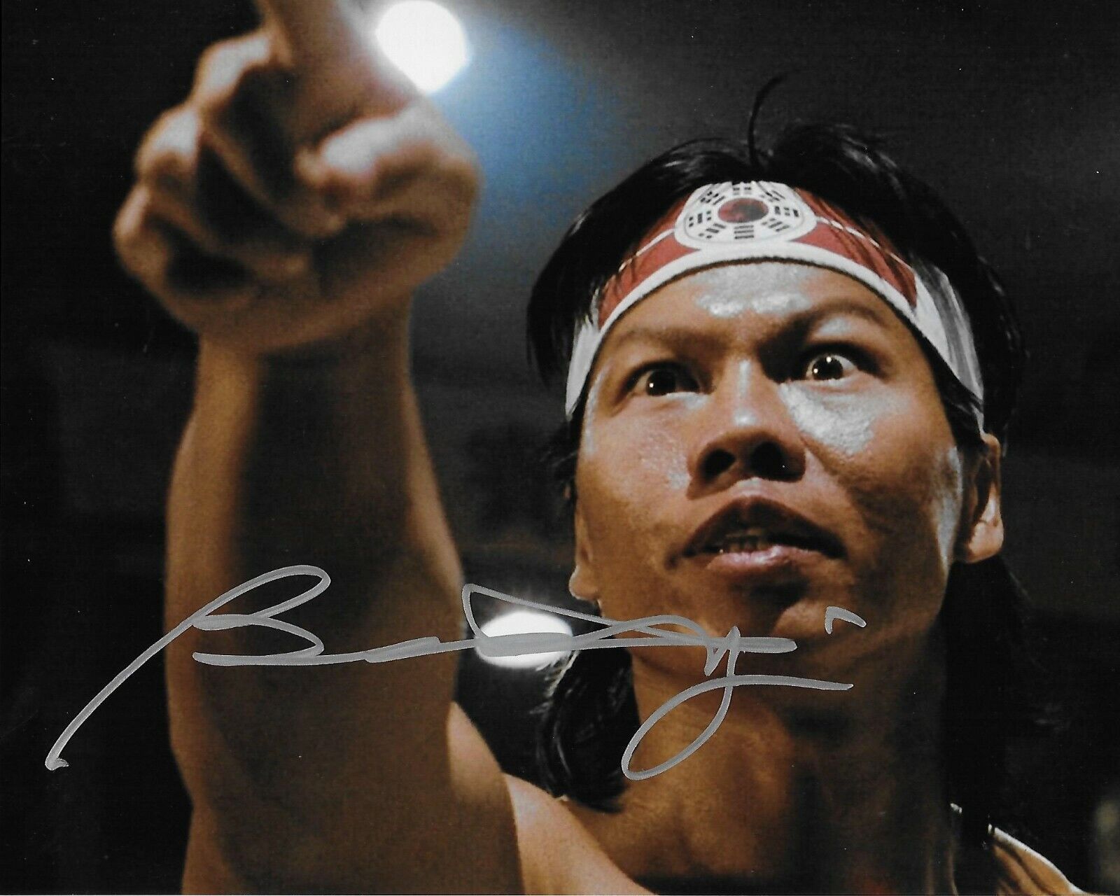 Bolo Yeung Bloodsport Original Autographed 8X10 Photo Poster painting