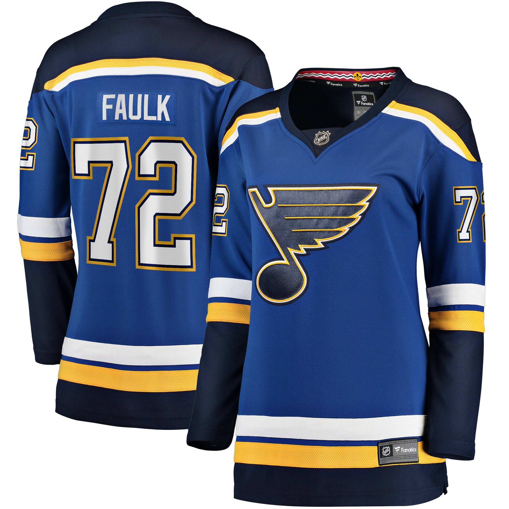 Justin Faulk St. Louis Blues Fanatics Women&rsquo;s Home Breakaway   Jersey &ndash; Blue mysite