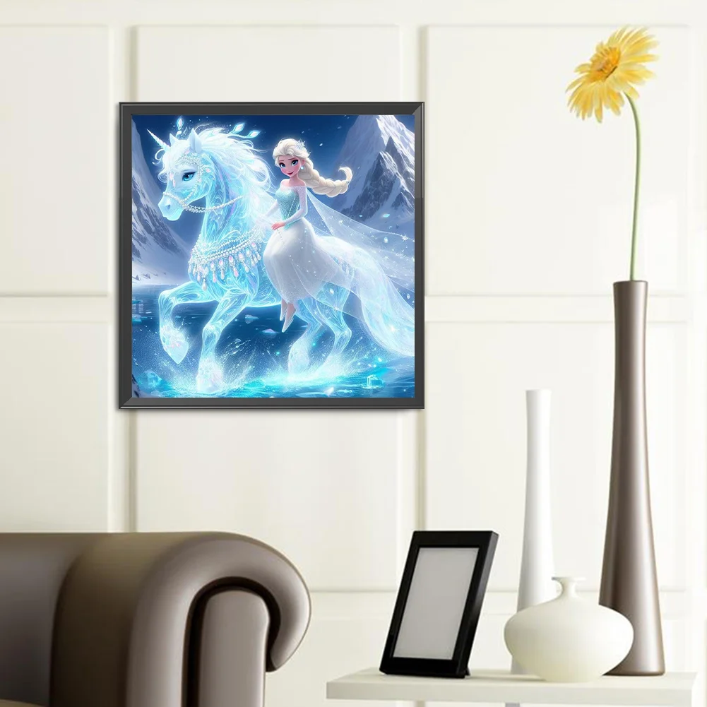 Diamond Painting - Full Round Drill - Princess Elsa(Canvas|40*40cm)