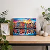 Amsterdam Hues-Framed oil painting by numbers 40*30CM