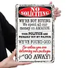 Warning sign - Metal Tin Signs(8*12Inch/12*16Inch)