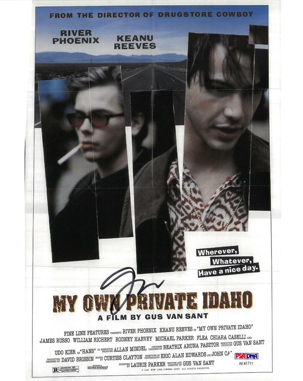 Gus Van Sant Signed My Own Private Idaho Autographed 8x10 Photo Poster painting PSA/DNA #AE41711