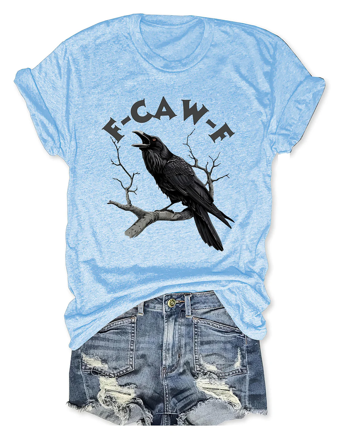 F-Caw-F Funny Crow T-shirt
