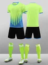 B98 2024 New  Custom Made Soccer Jersey Set Unisex Adults Football Team Wear Short Sleeve Customizable