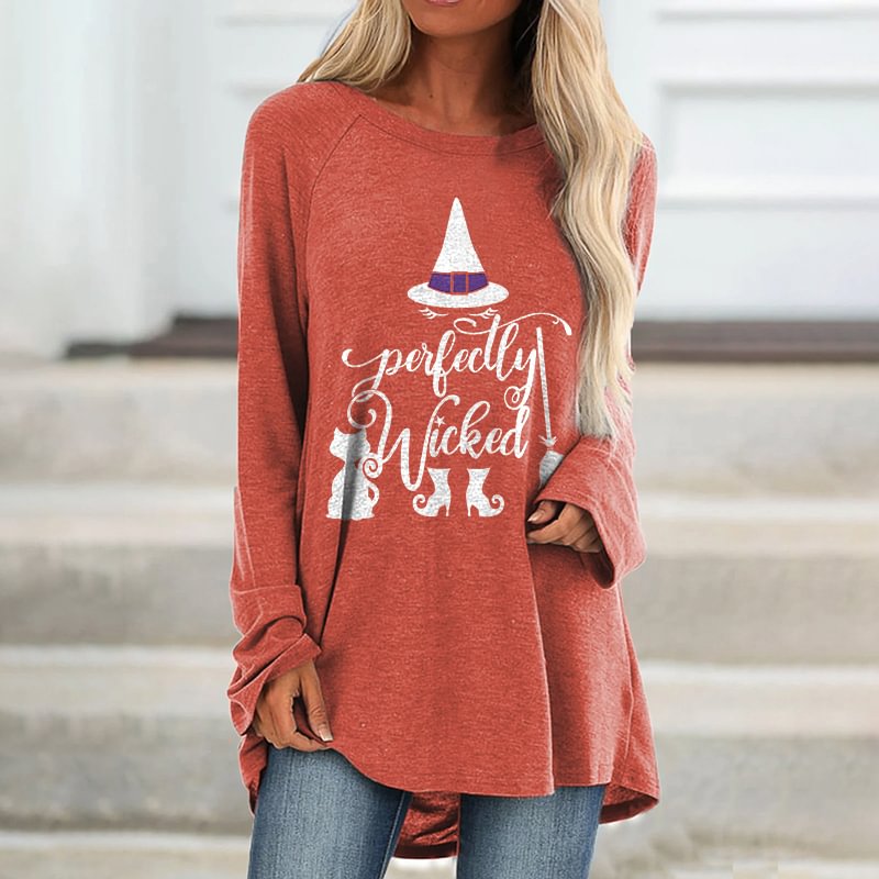 Perfectly Wicked Printed Loose T-shirt