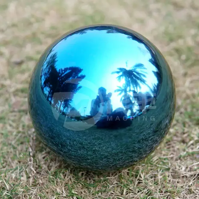 Blue Stainless Steel Gazing Ball Hollow steel sphere