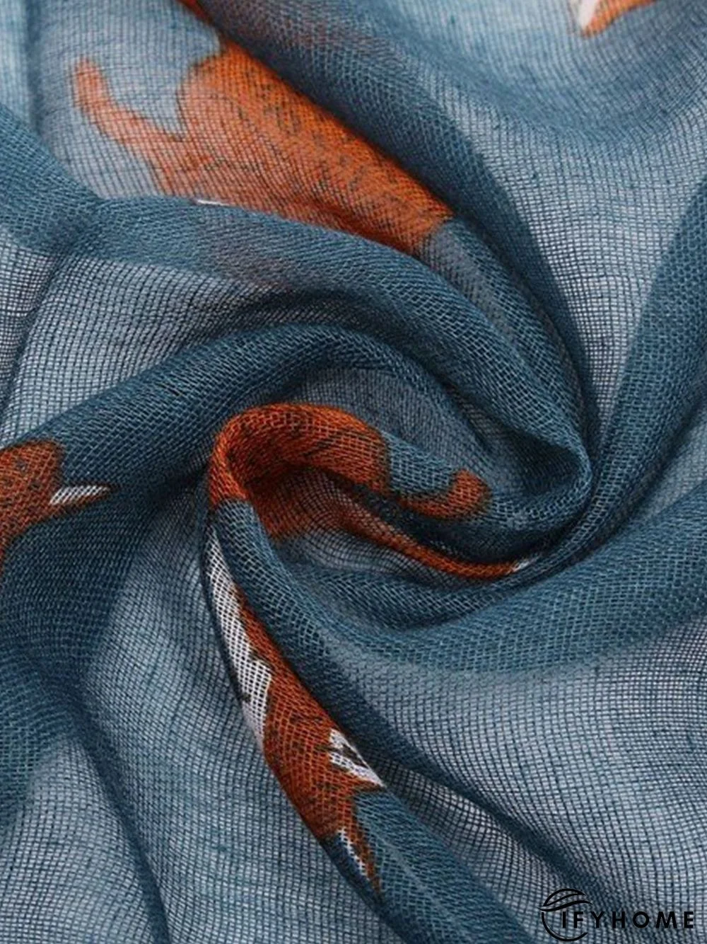 Spring Women's Fashion Fox Print Soft Women Scarf | IFYHOME