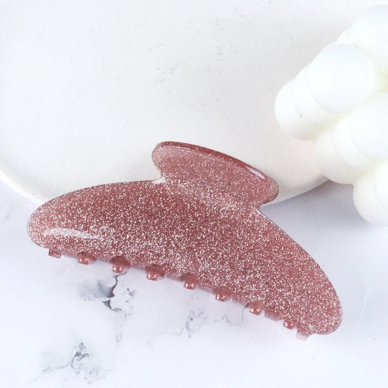 Women’s Casual Minimalist Solid Color Arylic Stoving Varnish Hair Claws