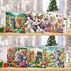 6Pcs Diamond Painting Garden Cat Greeting Cards Congratulations Cards & Gifts