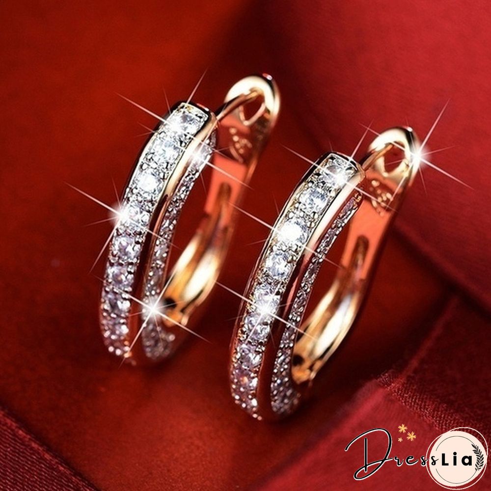 Exquisite Fashion 925 Silver Diamonds Stainless Steel Earrings European and American Women's Earrings Health Care Weight Loss Earrings 100% Surprise Yoga Energy Slimming Earring