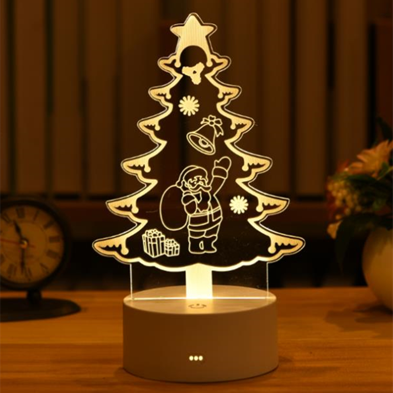 Customized Photo Frame USB Creative Wooden Base With Led Light Living Room Bedroom Decoration Custom Text Photo