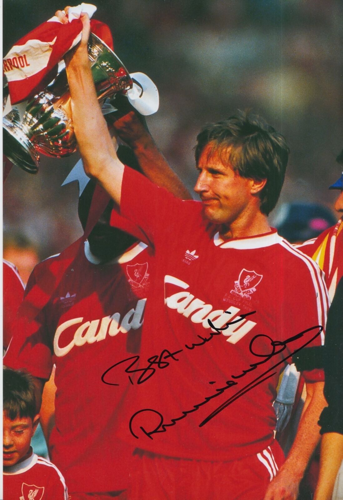 Ronnie Whelan Hand Signed Liverpool 12x8 Photo Poster painting 4.