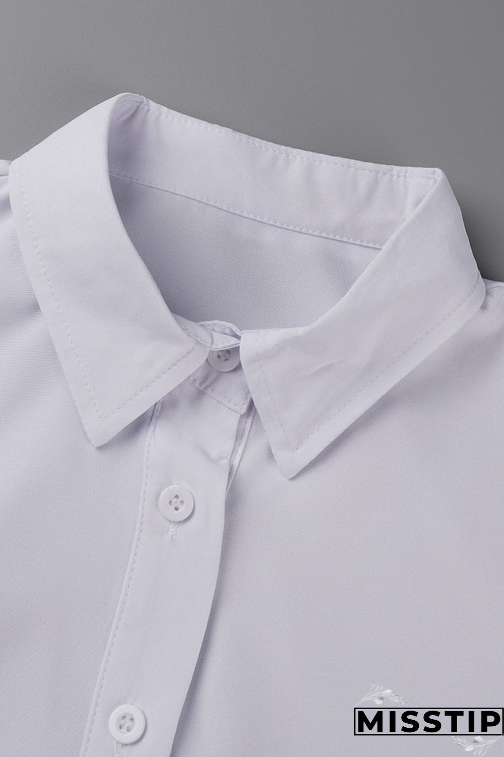 Black Casual Solid Patchwork Buckle Turndown Collar A Line Dresses