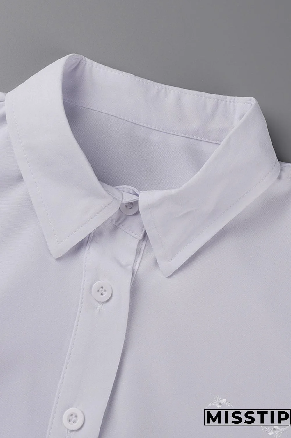 Black Casual Solid Patchwork Buckle Turndown Collar A Line Dresses