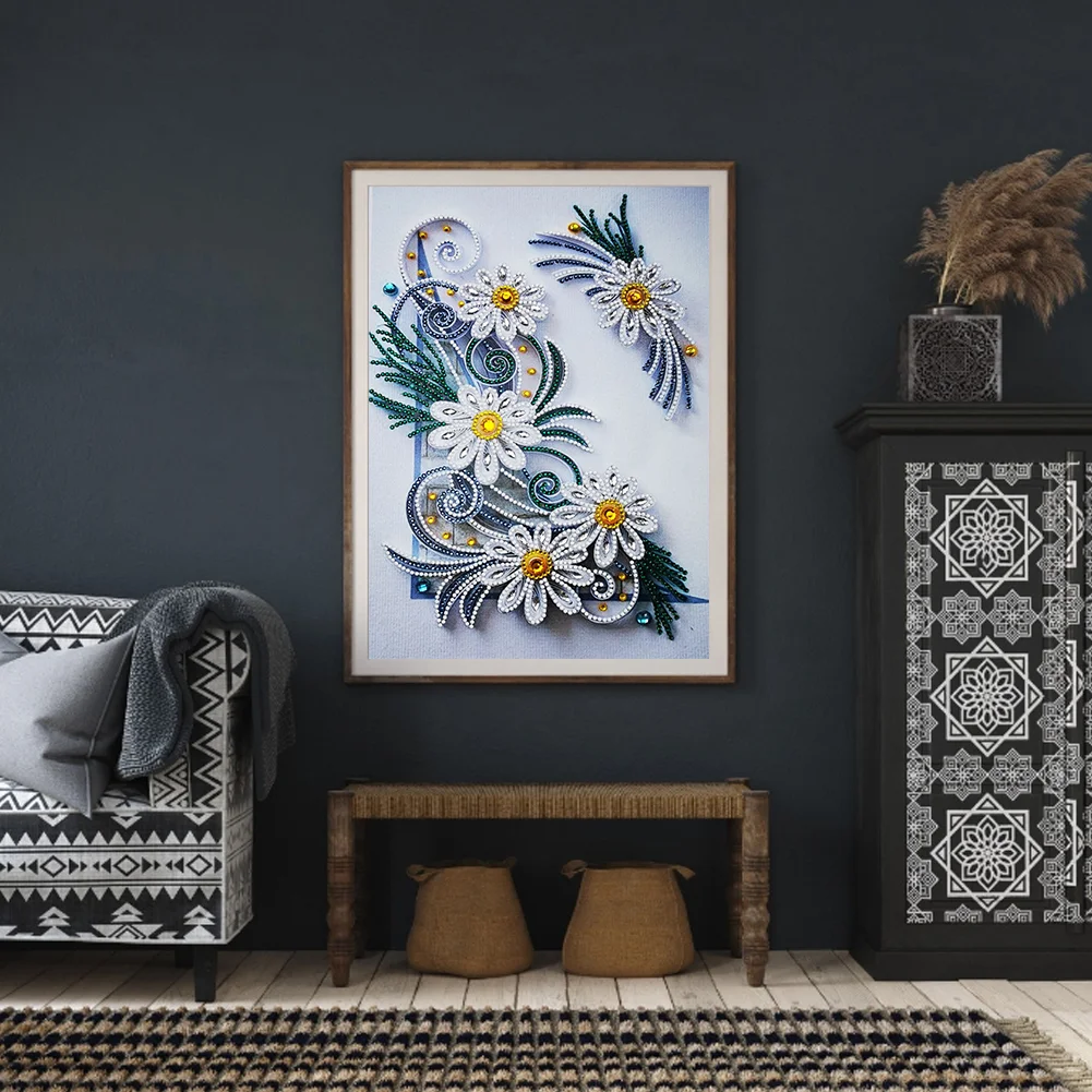 Diamond Painting - Special Shaped Drill - Flower(30*40cm)