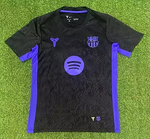 2025/2026 Barcelona Kobe Bryant Collaboration Black Football Shirt 1:1 Thai Quality