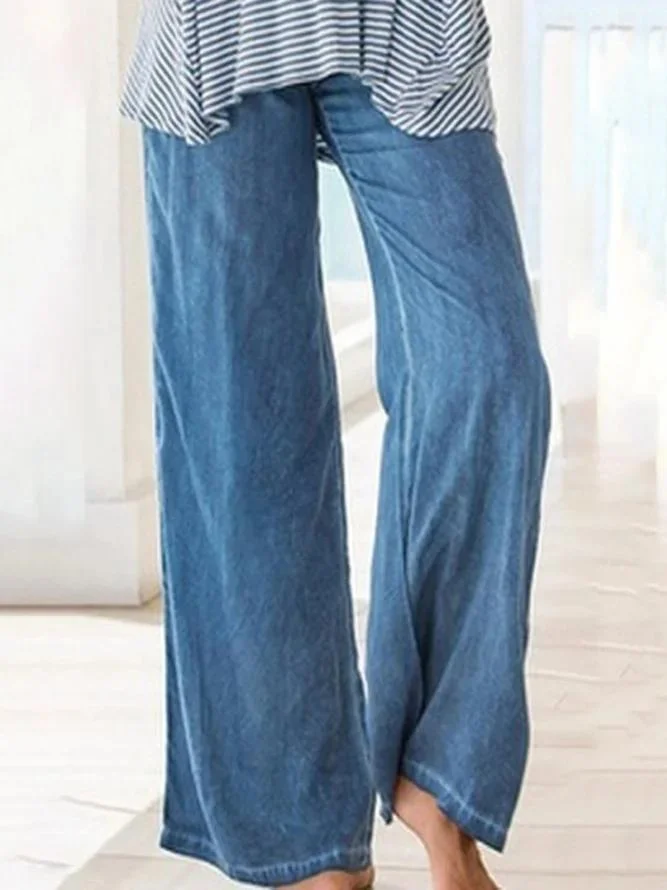 Cotton-Blend Pants