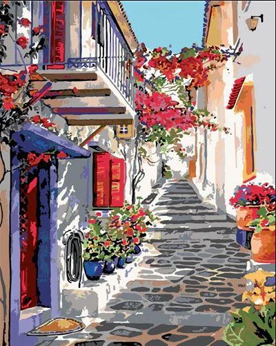 

Alley in Athens – Cities Paint By Numbers - 40*50CM, 501 Original