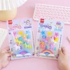 6 PACKS Rainbow Unicorn Star Erasers for Kids Student Office Exam Stationery Gift