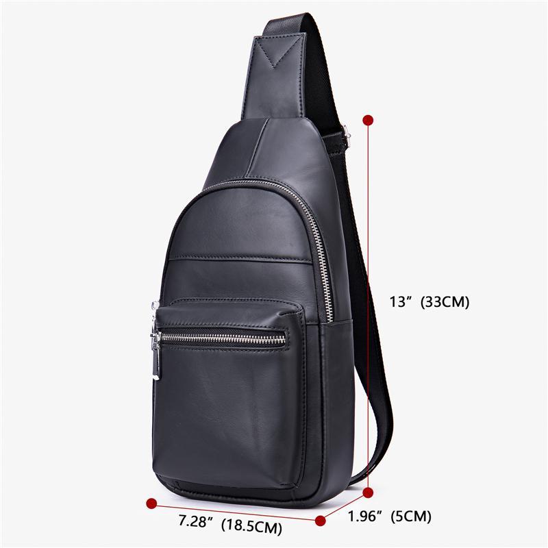 Mens Outdoor Gym Trip Casual Hipster Chest Bags