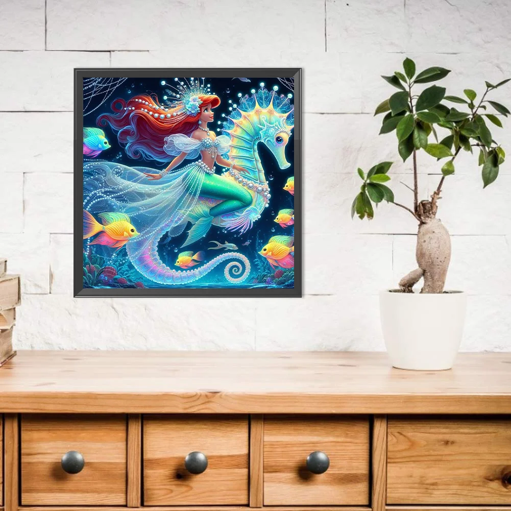 Diamond Painting - Full Round Drill - Princess Ariel(Canvas|40*40cm)