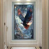 Diamond Painting-DIY Full Round Drill Flying Eagle(75*45 CM)