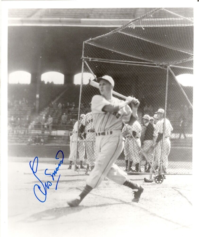 Signed 8x10 LES MOSS St. Louis Browns Autographed Photo Poster painting - w/COA