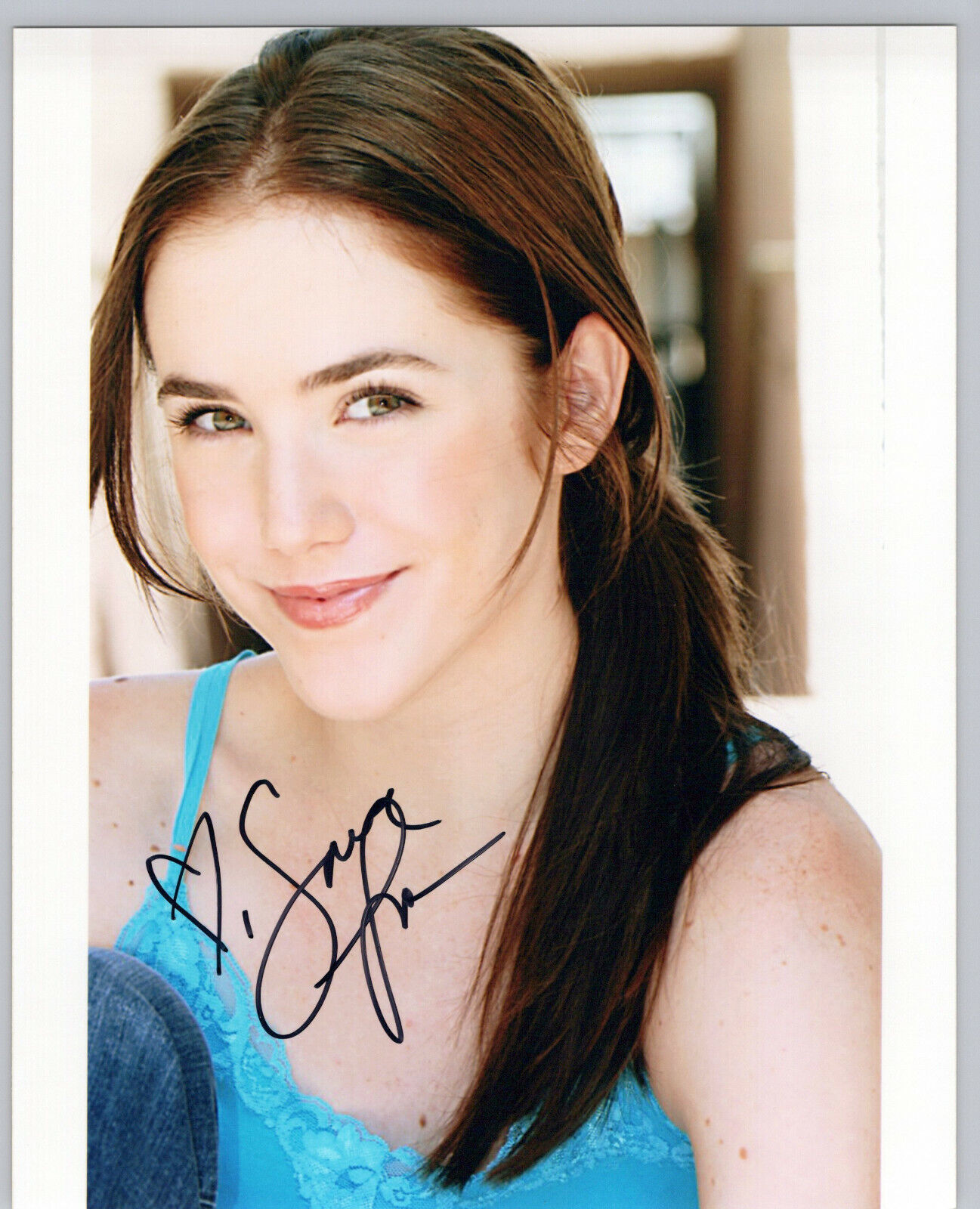 Spencer Locke glamour shot autographed Photo Poster painting signed 8x10 #2