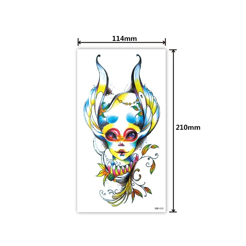 Full Arm Tattoo Sticker Creative Personality Small Full Arm Temporary Tattoo Original Waterproof Sweat Lasting Tattoo Sticker