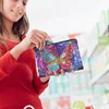 Diamond Painting Butterfly Clutch PU Leather Handbag