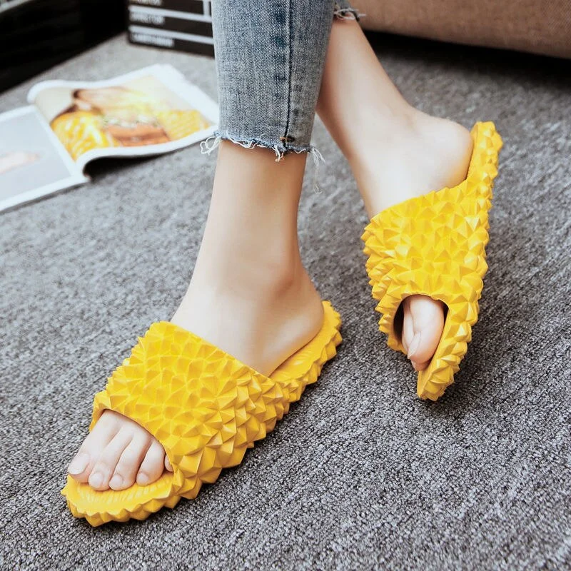 New All-match Durian Sandals and Slippers Female Beach Parent-child Wear Soft-soled Slippers Fashion Zapatos Para Mujer 2020