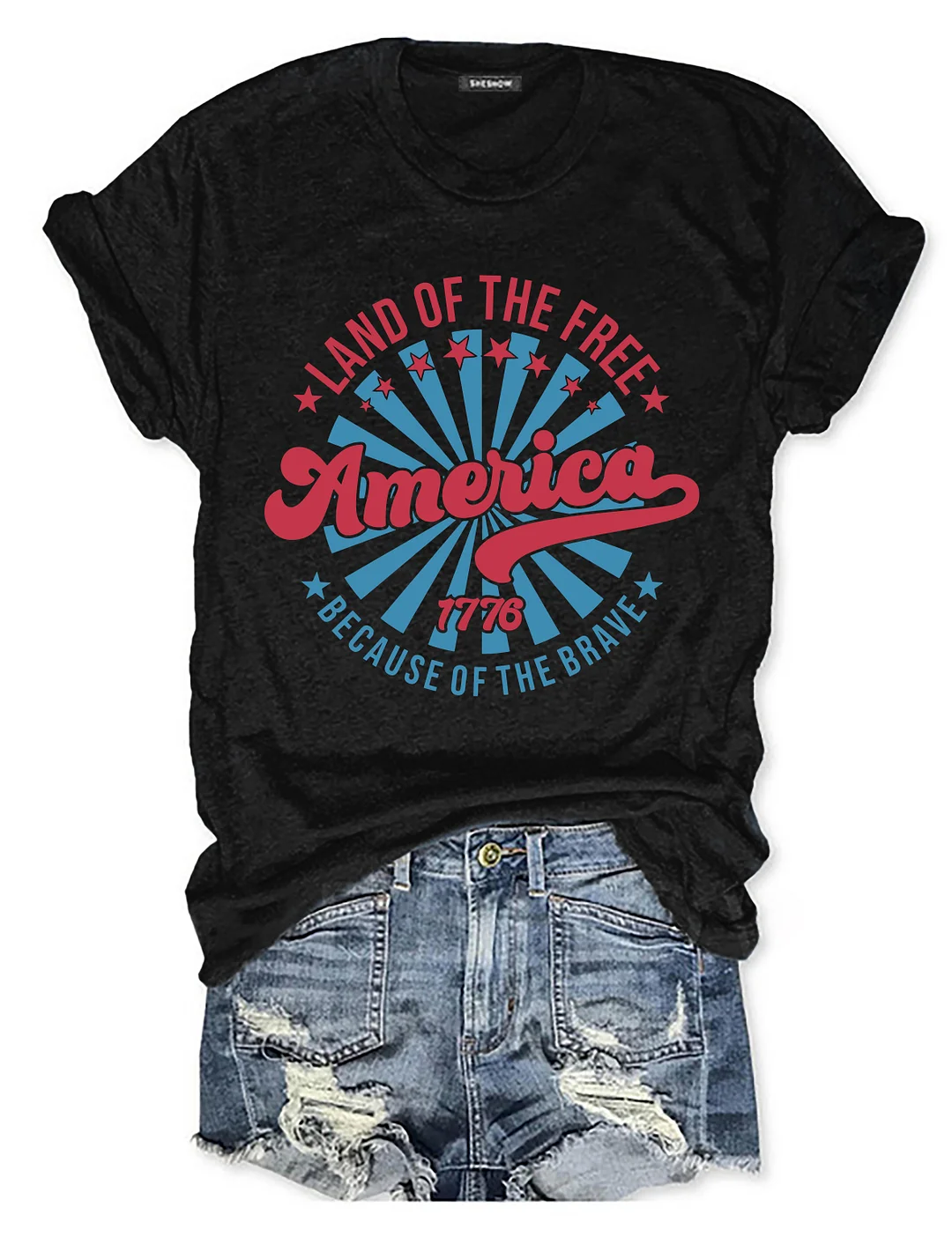 America Land Of The Free Because Of The Brave T-shirt