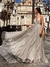 Gorgeous Embellished Shining Backless Evening Dress Maxi Dress