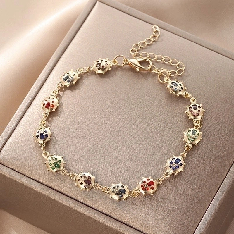Cute Vintage Style Funny Devil’s Eye Heart Shape Butterfly Copper Plating Bracelets
