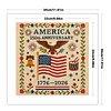 Eagle Liberty Torch-18CT Stamped Cross Stitch 30*30cm tapestrymarket