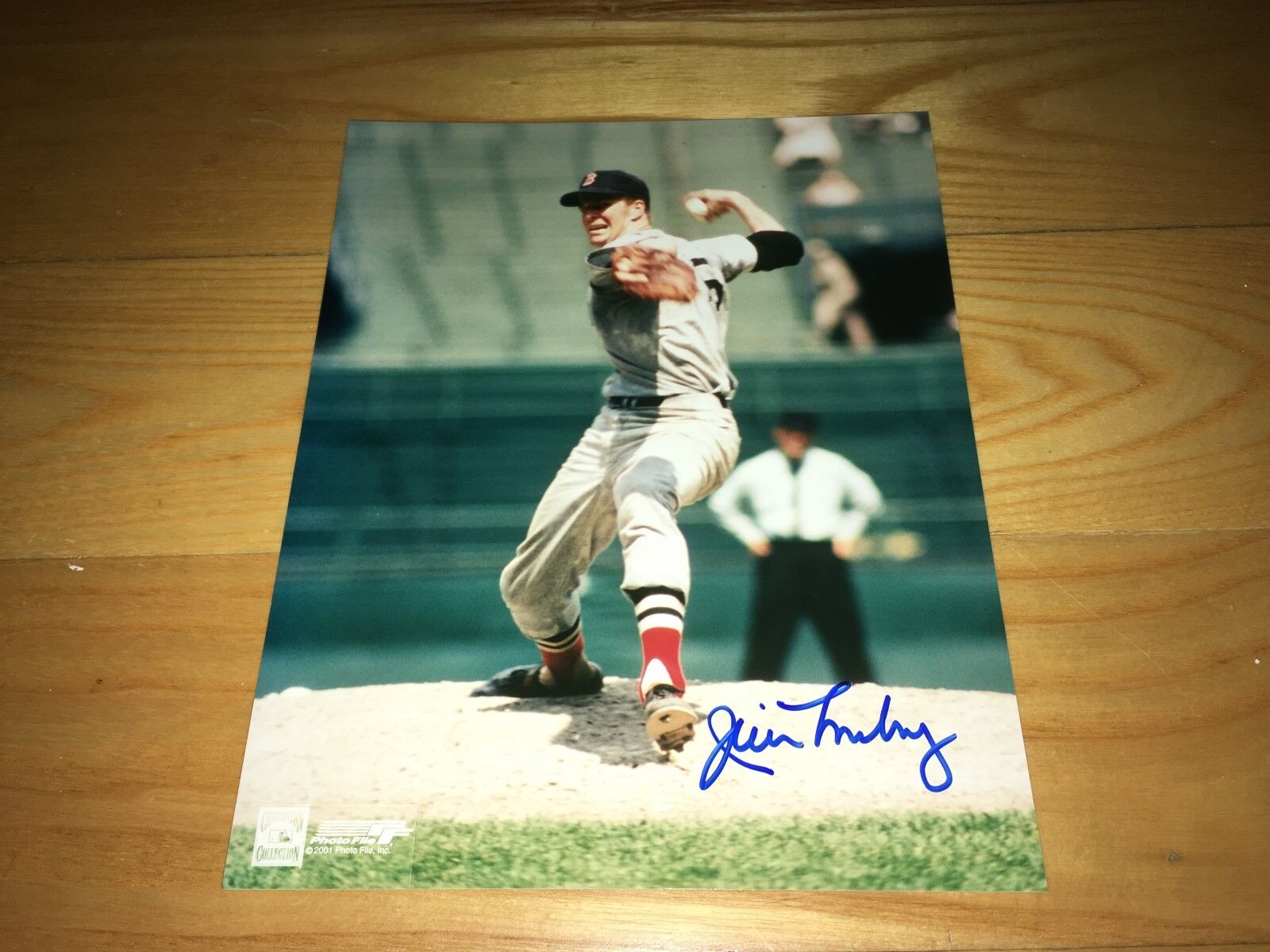 Jim Lonborg Boston Red Sox Signed 8 x 10