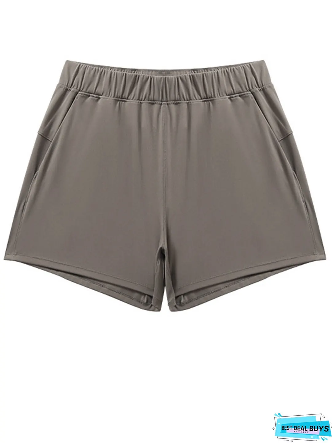 Elastic Waist Active Shorts