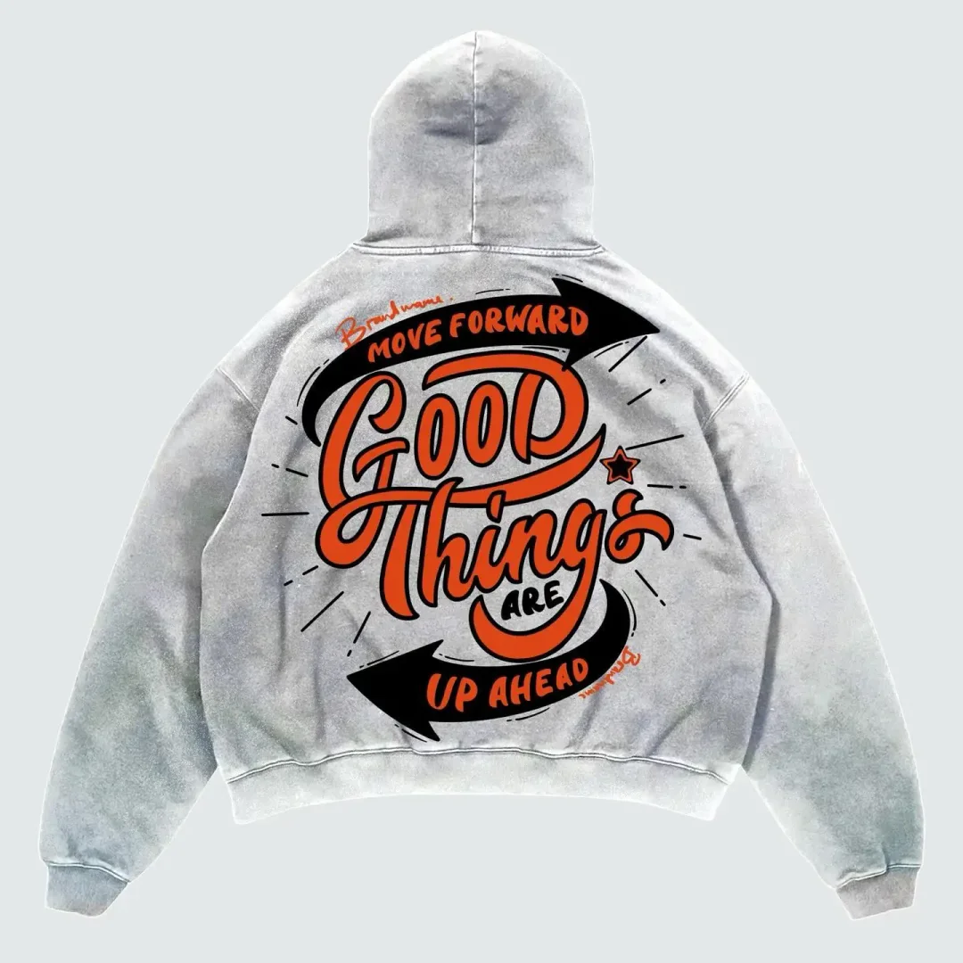 Aonga Hip-hop high street letter print casual versatile oversized hoodie men y2k baggy goth punk niche popular fashion sweatshirt 2025 aonga
