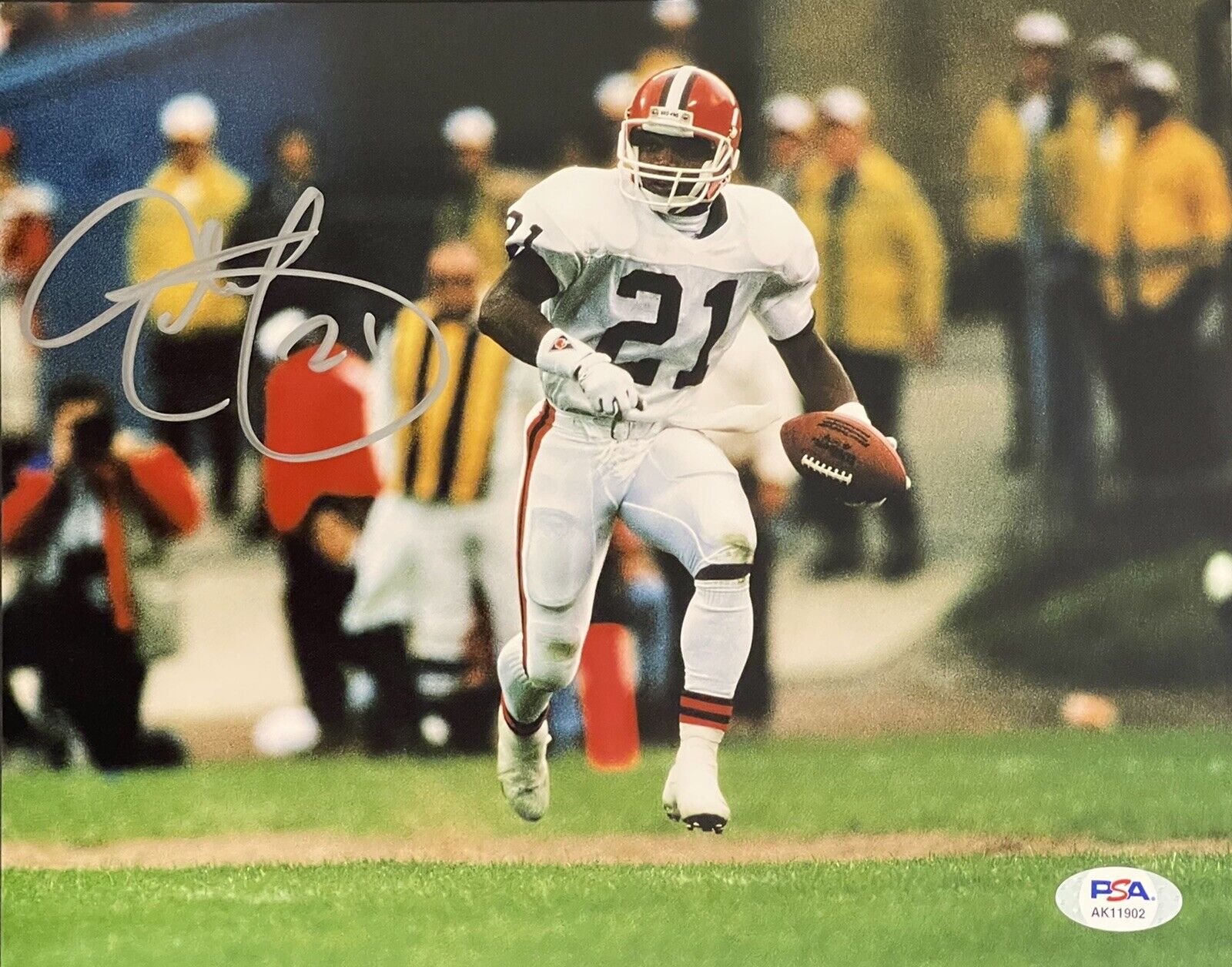 Eric Metcalf Signed Autographed Cleveland Browns 8x10 Photo Poster painting Psa/Dna