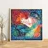 (Counted/Stamped) 11CT Mermaid - Cross Stitch -50x50cm/19.69*19.69in