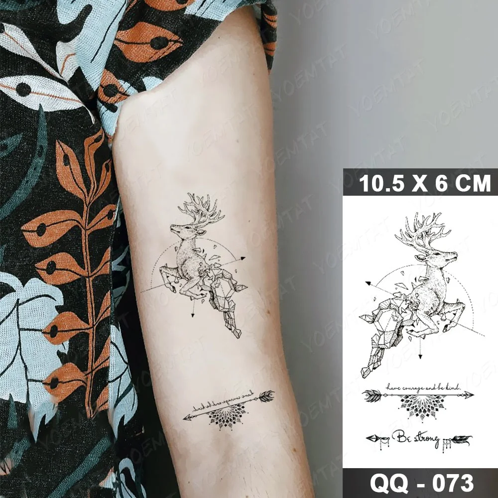 Waterproof Temporary Tattoo Sticker Cloud Lightning Magic Flash Tatoo Small Cute Crystal Hand Wrist Fake Tatto For Body Art