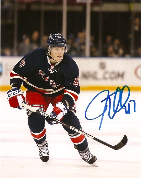 New York Rangers JT Miller Autographed Signed 8x10 Photo Poster painting COA